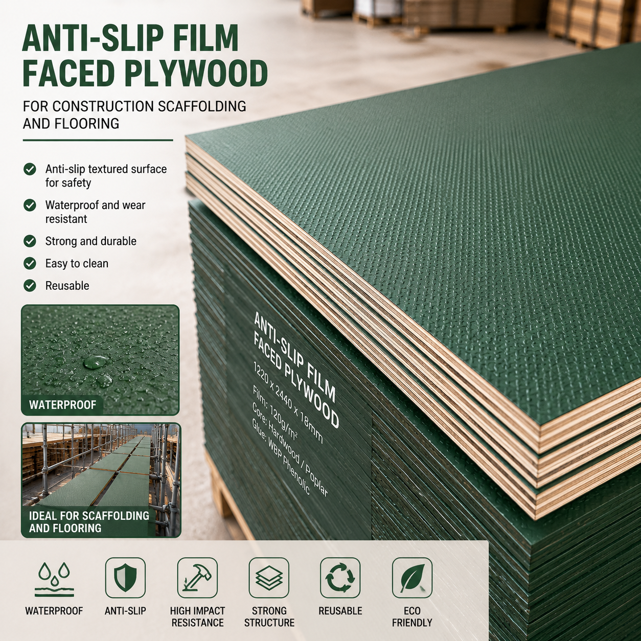 Green Film Faced Plywood