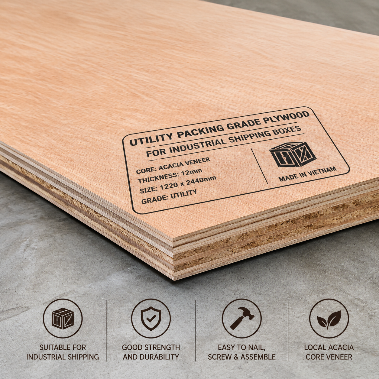 Packing Plywood Grade B
